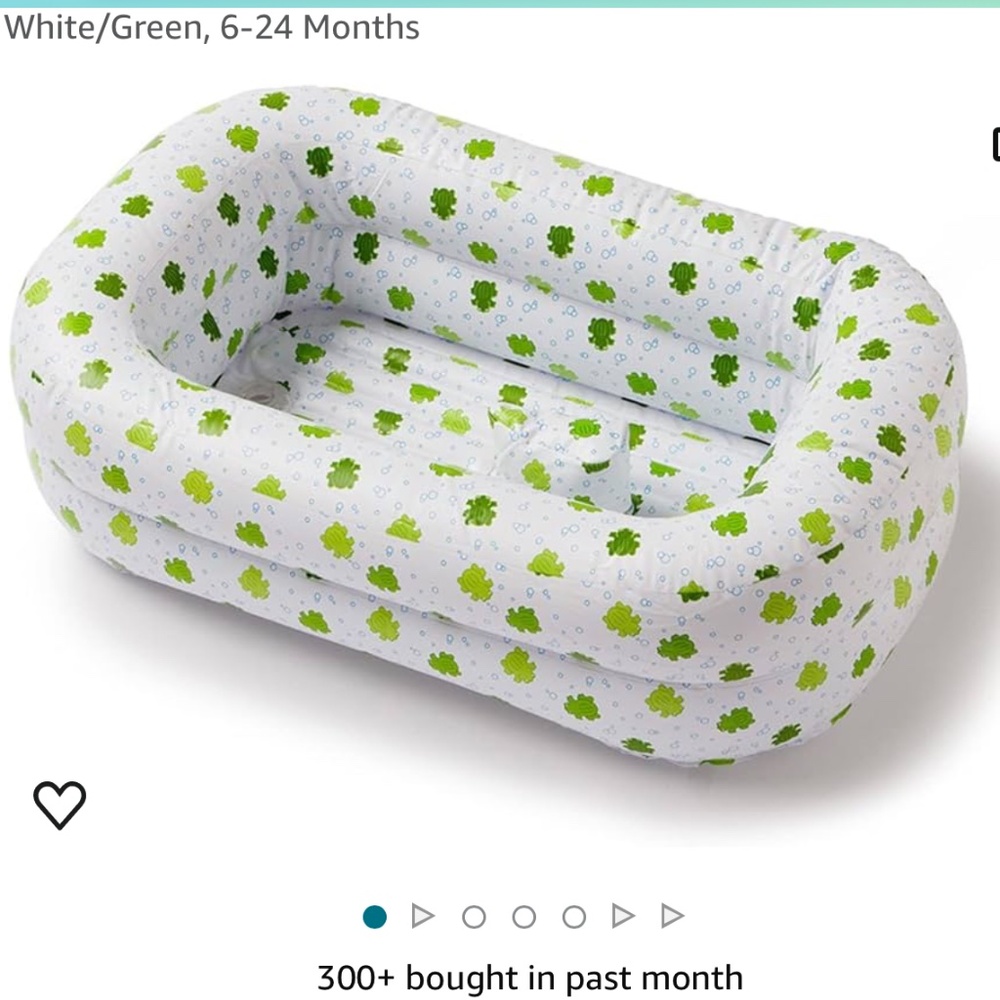 Baby inflatable bath tub